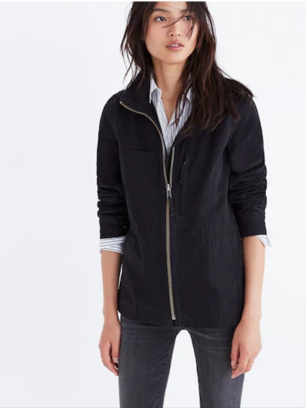 Madewell Fleet Utility Field Jacket In Black